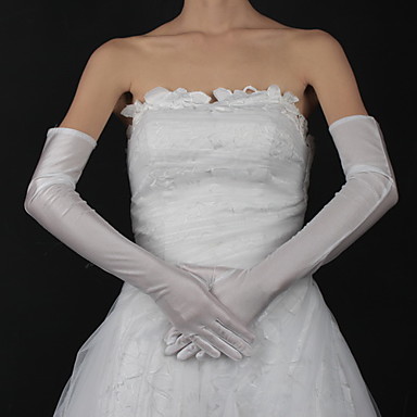 opera length bridal gloves