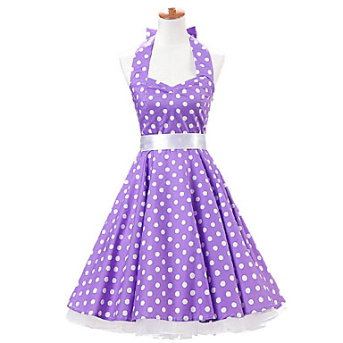 halter neck rockabilly dress