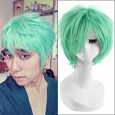 green male wig