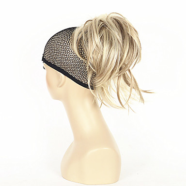 baseball cap with ponytail hairpiece