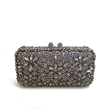 dark grey evening bag