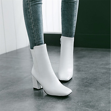 square toe calf boots