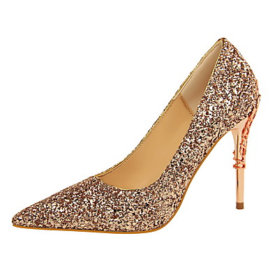 Womens Heels Stiletto Heel Pointed Toe Daily PU Solid 