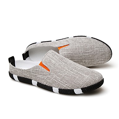 Men&#39;s Shoes Canvas Summer Comfort Loafers & Slip-Ons Dark Blue / Light Blue / Khaki 6689512 2020 ...