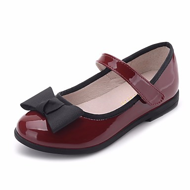 burgundy flower girl shoes
