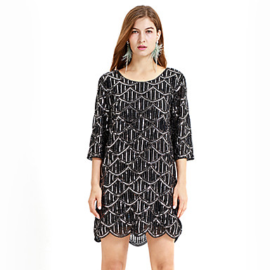 1920s flapper dress with sleeves