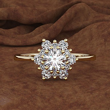 Acero inoxidable anillo diseño acero inoxidable anillo de Cóctel cubic zirconia blanca con plata ME 362