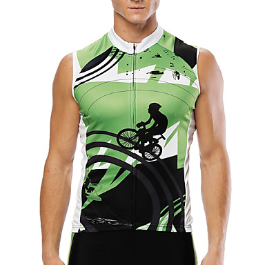 men's sleeveless cycling jersey