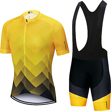 cycling jersey yellow