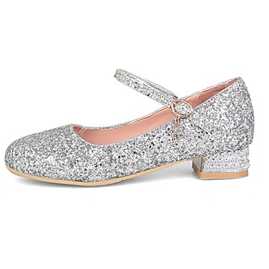 silver flower girl shoes