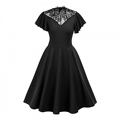 retro little black dress