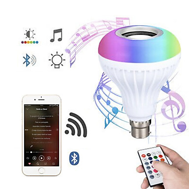 bluetooth led light bulb speaker with remote control