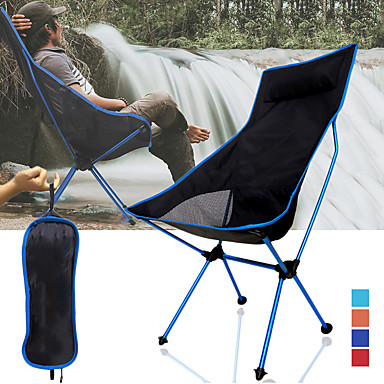 camping chair with headrest
