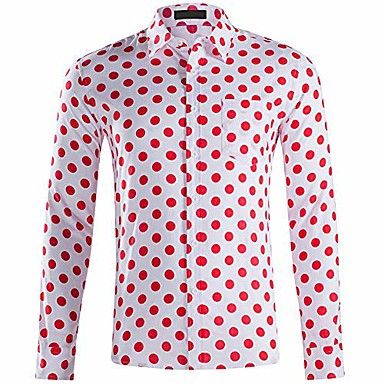polka dot formal shirt