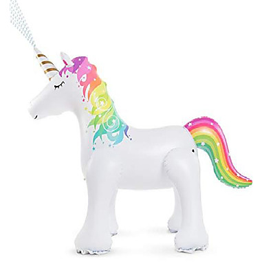 unicorn blow up sprinkler