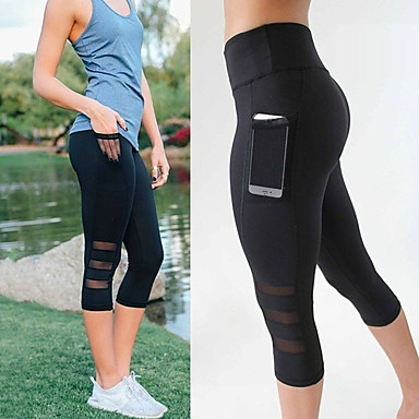 running capri leggings with pockets