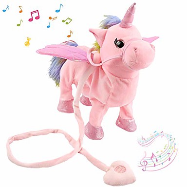 cuddle barn walking unicorn