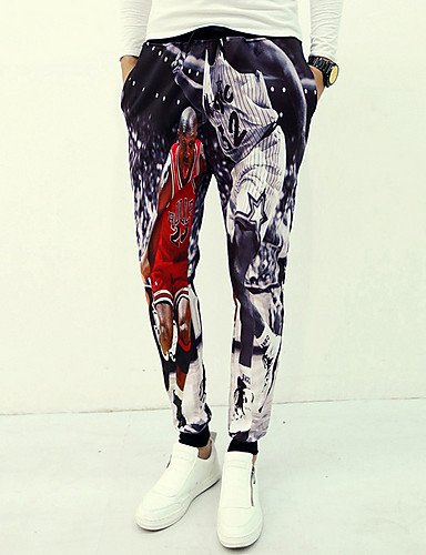 calça moletom estampada masculina