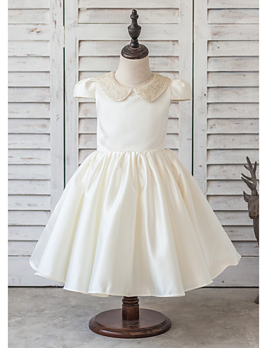 peter pan collar flower girl dress