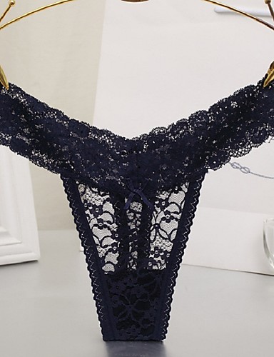 Damen Spitze Super Sexy G-Strings & Tangas Spitze Niedrige Taillenlinie Rote Weiß Schwarz S M L ...