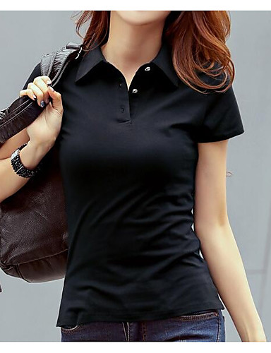polos con cuello camisero para damas