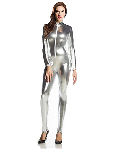 Shiny Zentai Suits Catsuit Skin Suit Ninja Adults Spandex Latex