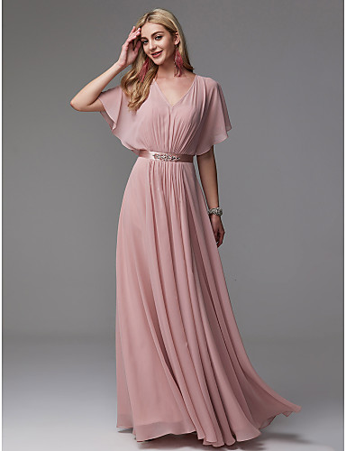 pastel evening dress