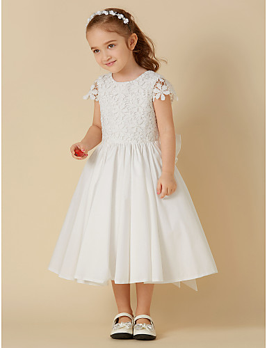 cotton lace flower girl dresses