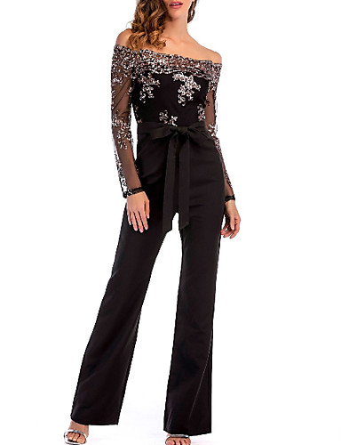 black slim jumpsuit