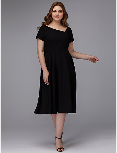 a line plus size cocktail dress