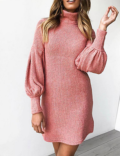 blush pink sweater dress