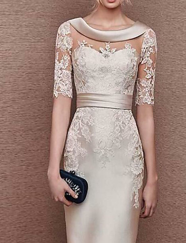 elegant knee length mother of the bride dresses