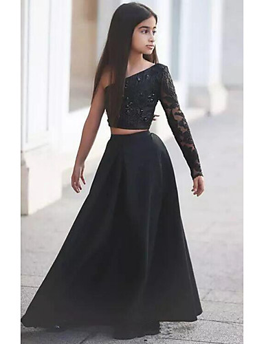 flower girl dresses in black