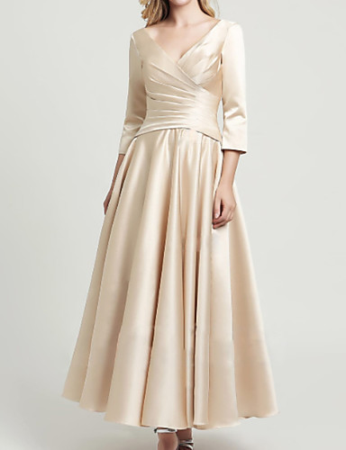 ankle length satin robe
