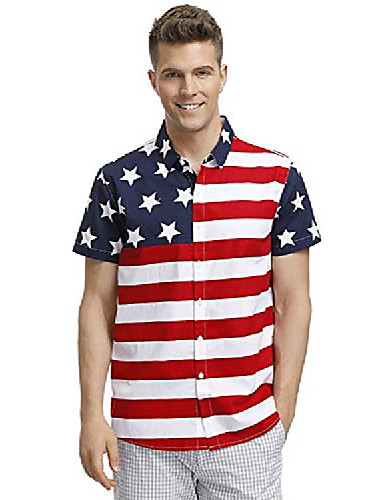 patriotic button shirt